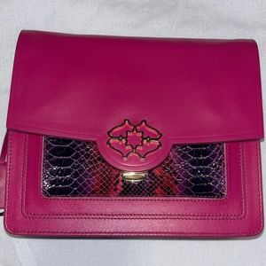 Radley “indie” handbag in dark rose.